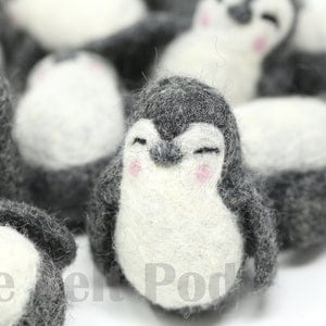 Felt Penguins | Felted Penguins | Felt Shapes