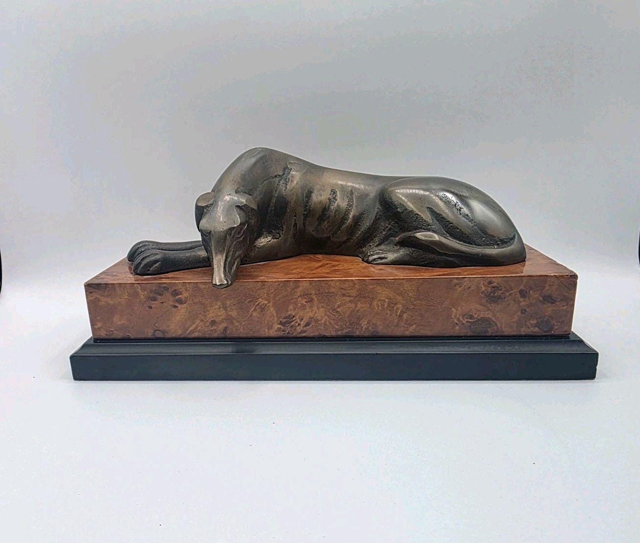 Art Deco Greyhound Sculpture - Etsy