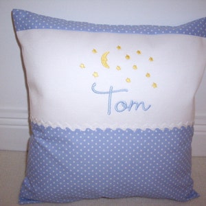 Children's Baby Name Pillow Tom image 1