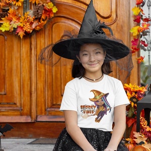 Spooky Vibes T t-shirt, Halloween Shirt, Halloween Vintage T-shirt, Halloween Chibi Shirt, Funny Halloween Shirt, Spooky Vibes Shirt
