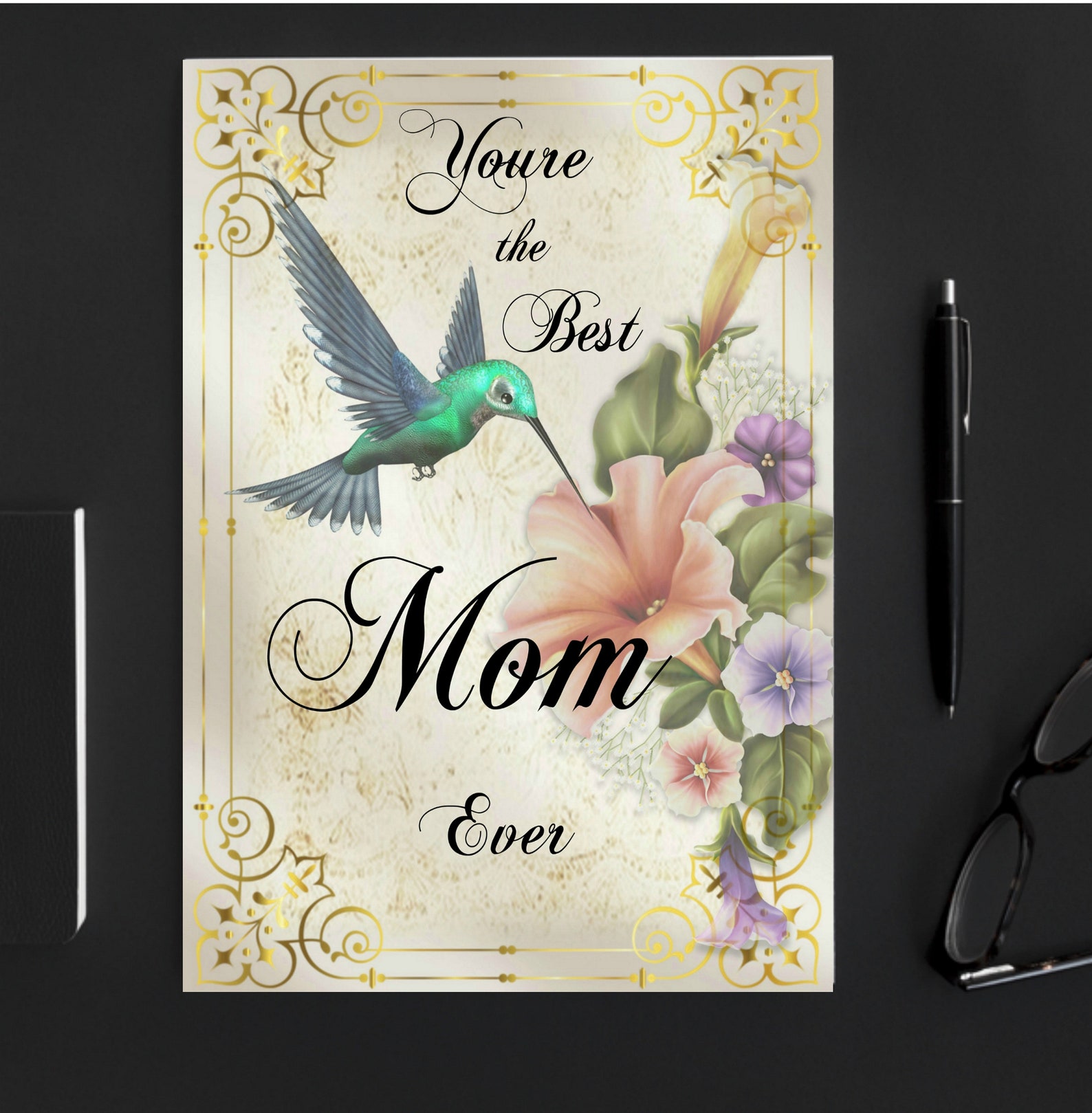 You're the Best Mom Ever Print/Mother's Day Digital Etsy