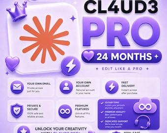 Claude Pro 24 Month | Premium AI |  Claude