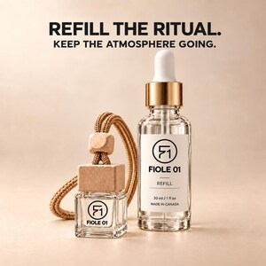 Recharge pour diffuseur voiture , parfum automobile de luxe, désodorisant auto, NUAGE ou VERTIGE, fabriqué au Canada