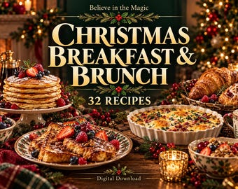 Christmas Breakfast and Brunch | 32 Festive Recipes with Photos | Christmas Morning Cookbook PDF