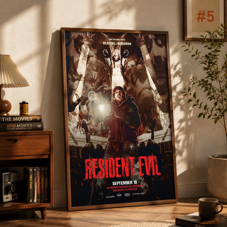 Resident Evil 2026 Movie Poster Canvas Print Film Decor Wall resident-evil-2026-movie-poster-canvas-print-film-decor-wall
