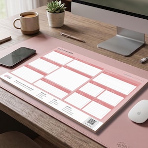 ADHD Daily Planner – Neurodivergent Brain, Energy Management Desk Pad (A3)