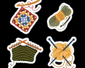 Add a Touch of Hygge to Your Knitting Supplies with these Stylish Vinyl Stickers