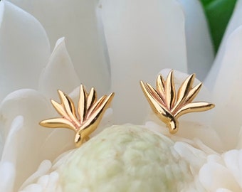 Bird of Paradise Stud Earrings , flower earrings , flower jewelry , hawaiian jewelry woman , hawaiian jewelry , hawaiian earrings