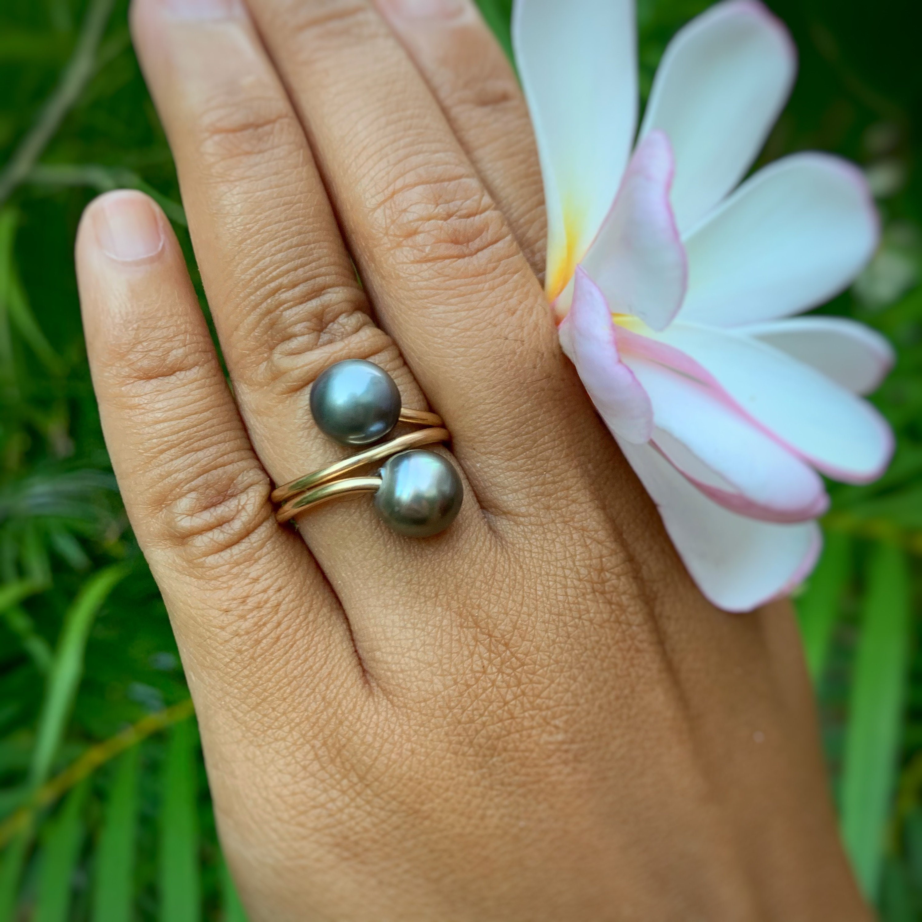 Black Pearl Engagement Rings | Pearl wedding ring, Pearl engagement ring,  Cultured pearl ring
