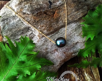 Colar de pérolas flutuantes do Taiti Colar de pérolas do Taiti Colar de pérolas pretas do Taiti Jóias de pérolas do Taiti Colar de pérolas do Taiti Havaí