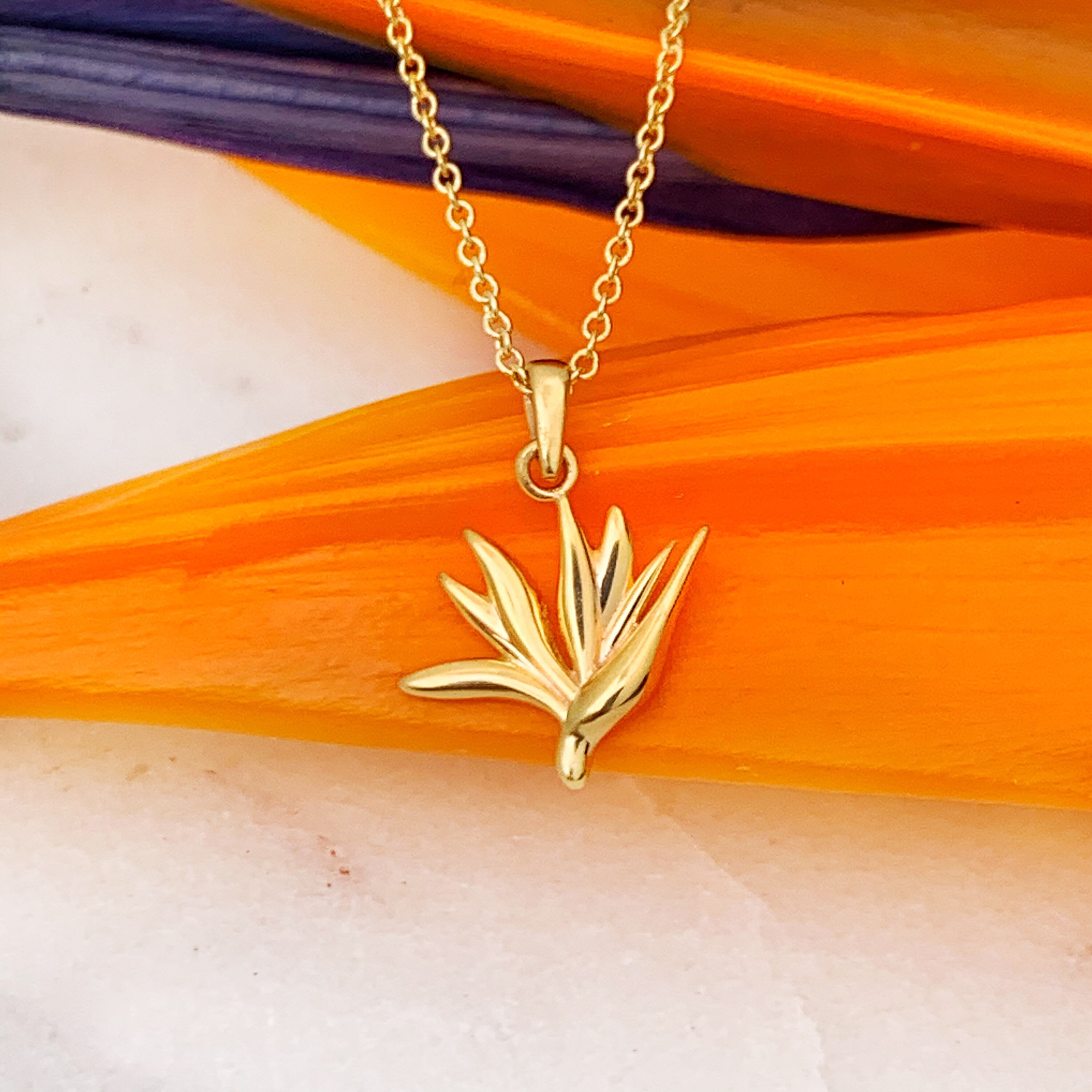 Bird of hotsell paradise necklace