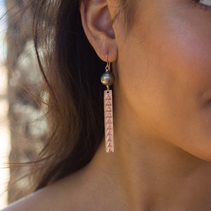 Tahitian Pearl earrings , tahitian pearl , tahitian pearl drop earrings , tahitian pearl jewelry , tahitian pearl jewelry hawaii image 8