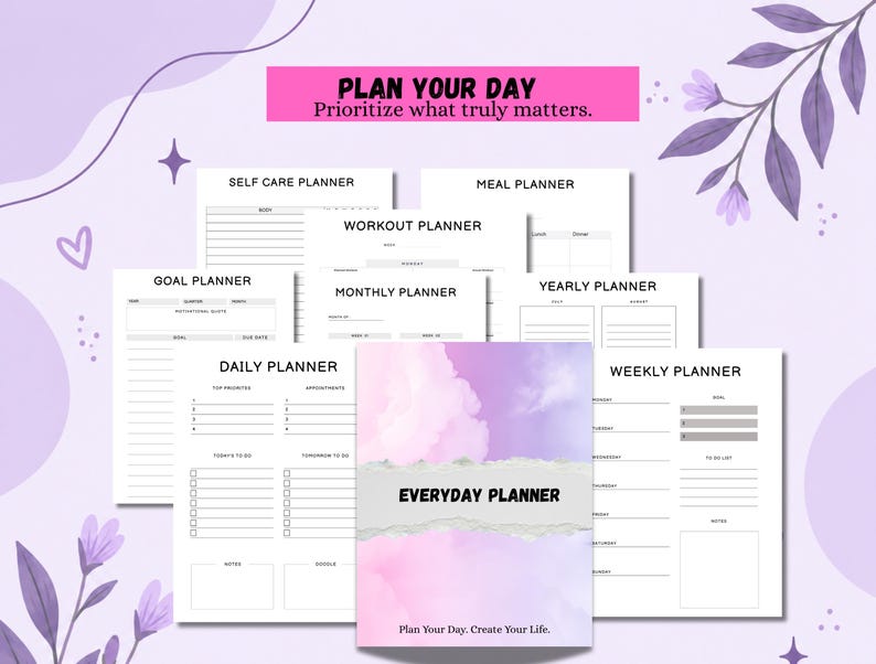 2027 Everyday Planner | Daily Planner | Productivity & Goal Setting ...