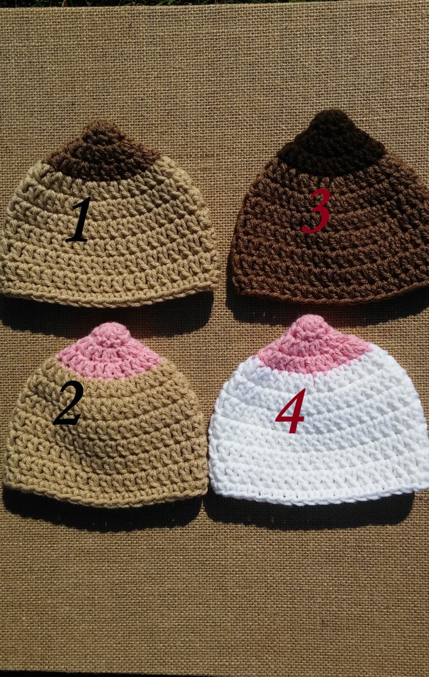 Eat Local Breastfeeding Awareness Hat 1 Pack Knit Boob Beanie Hat for  Nursing, Funny Novelty Hand Made Soft Acrylic Yarn, Breastfeeding Supplies,  Pairs Perfectly with Nursing Shirts (Cream P 