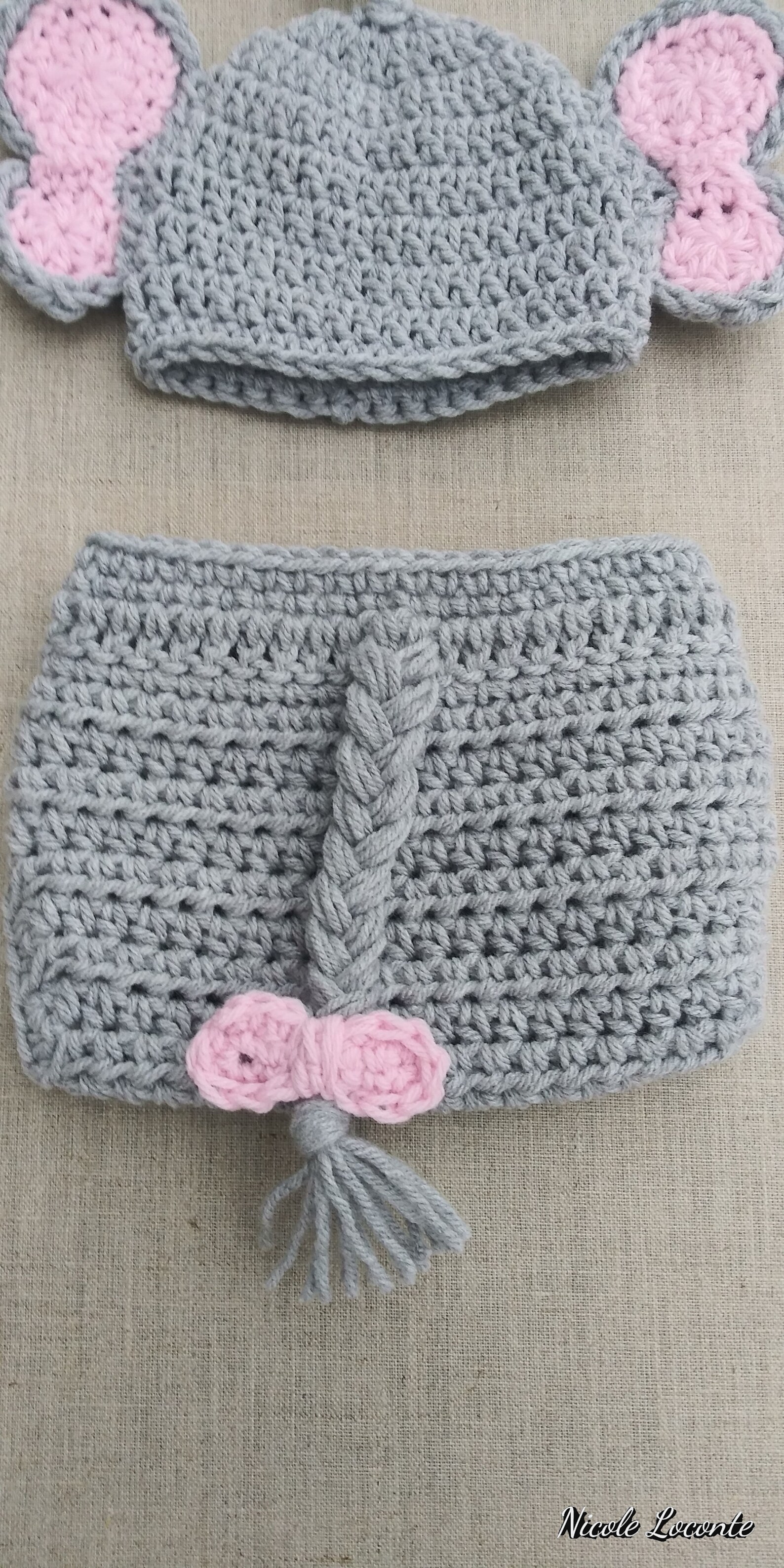 Newborn Baby Elephant Outfit Baby Elephant Costume Crochet Etsy