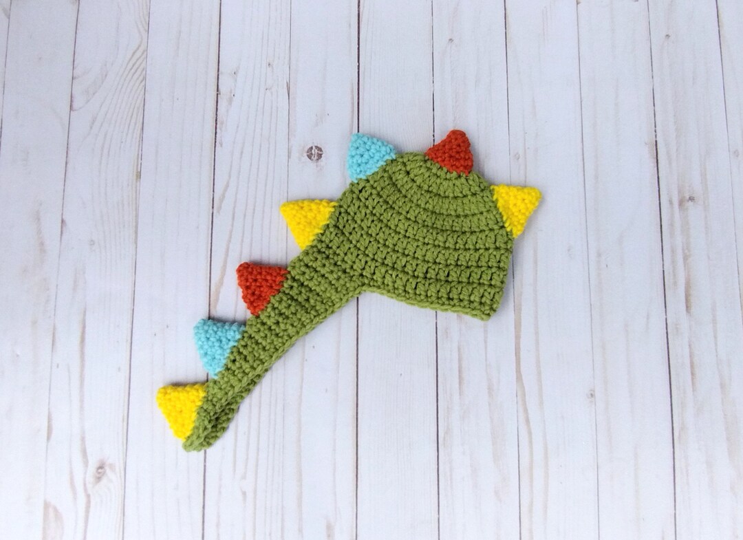 Crochet Dinosaur Baby Hatbaby Girl Dinosaur Hat Infant Etsy