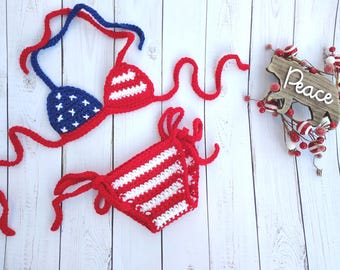 Traje de playa para bebé, BIKINI para recién nacido, traje de baño para bebé, estrellas y rayas, regalo de baby shower, traje de baño de verano para bebé, 4 de julio, patriótico