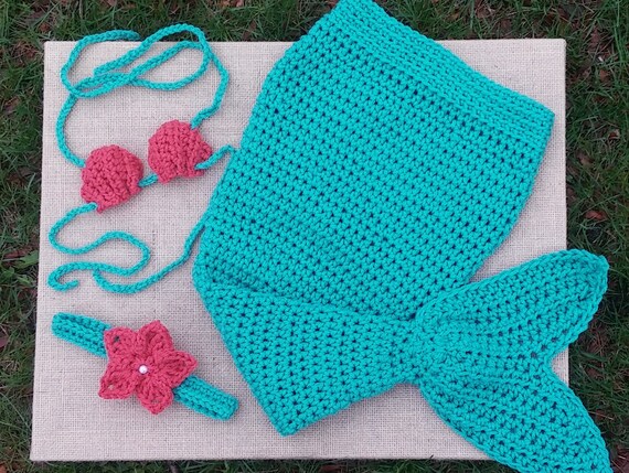 crochet mermaid costume