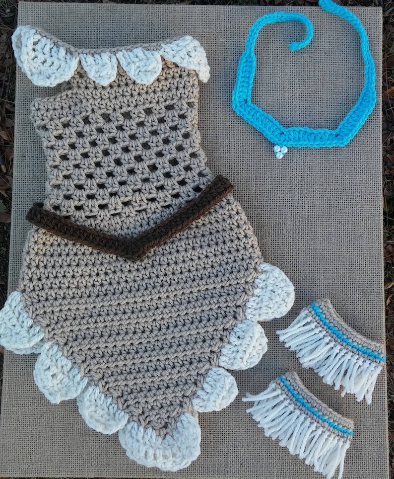 Indian princess costume disney princess dress crochet princess outfit Pocahontas inspiried costume infant photo prop baby photo prop