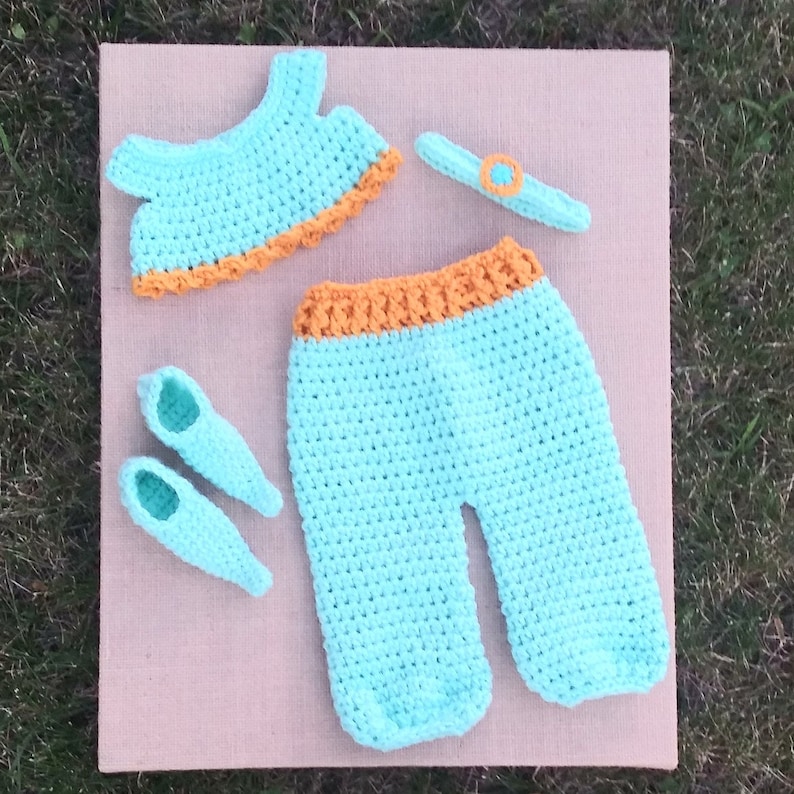 princess jasmine newborn costume