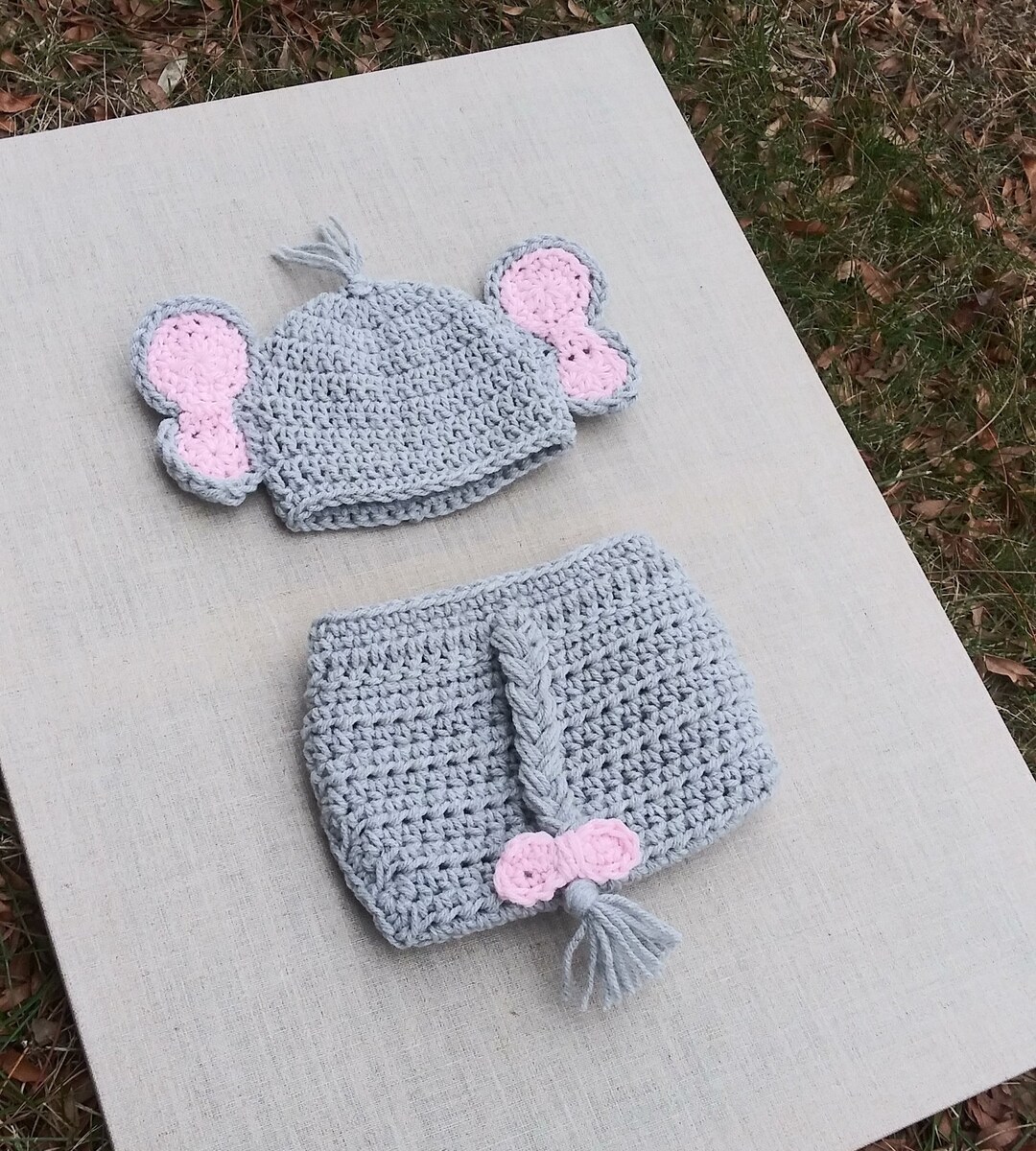 Newborn Baby Elephant Outfit, Baby Elephant Costume, Crochet Elephant ...