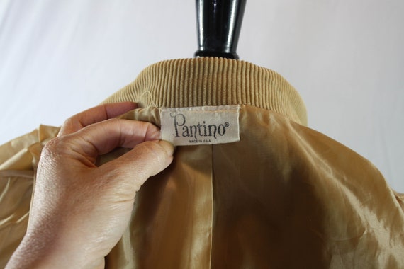 Vintage Pantino Corduroy Blazer Suit Jacket Tan W… - image 6