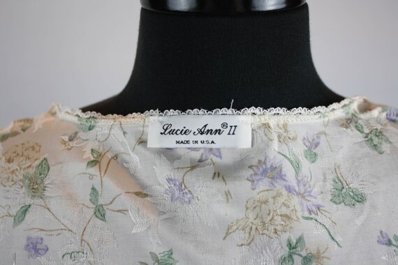 Vintage Lucie Ann II Short Dressing Gown Open Fro… - image 6