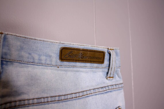 Vintage 90s Bill Blass Jeans High Rise Light Wash… - image 4