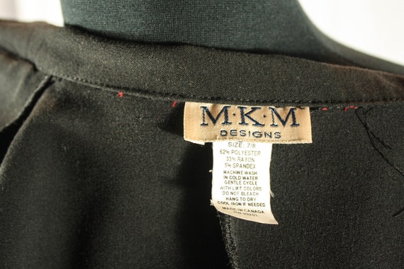 Vintage 90s MKM Designs Short Blazer Fitted Waist Half Sleeves