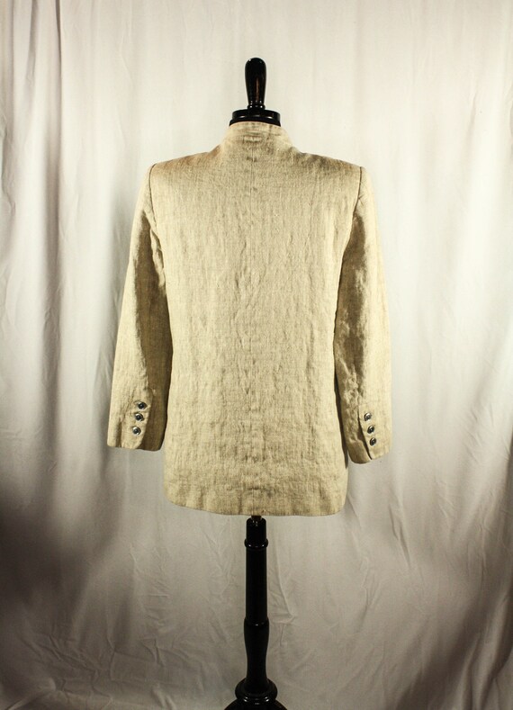 Vintage Harve Bernard Linen Light Jacket Blazer B… - image 4