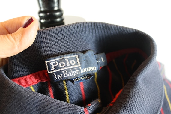Vintage Polo by Ralph Lauren Polo Shirt Vertical Stripes Vintage Polo by Ralph Lauren Polo Shirt Vertical Stripes
