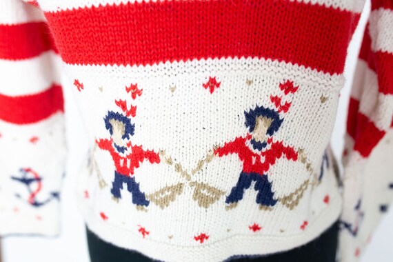 Vintage Woolrich Sweater Sailors Nautical Theme R… - image 7