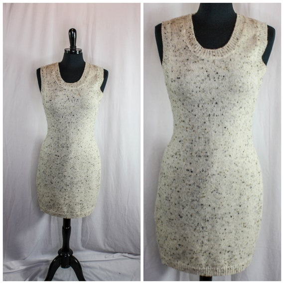 Vintage Newport News Knit Dress Sleeveless Sheath… - image 1