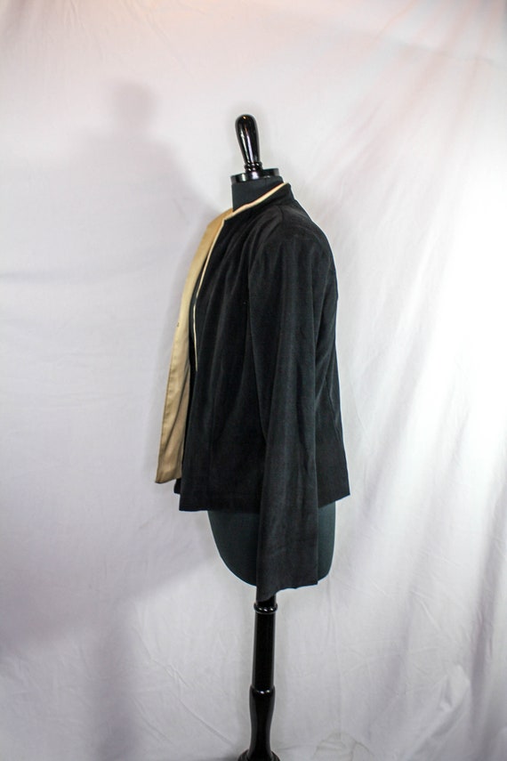 Vintage 90s Sher Martin New York Jacket Blazer Bl… - image 3