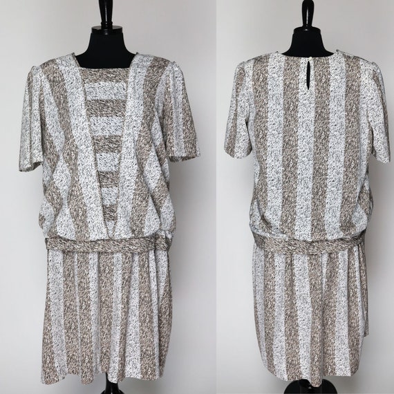Parker drop top waist dress