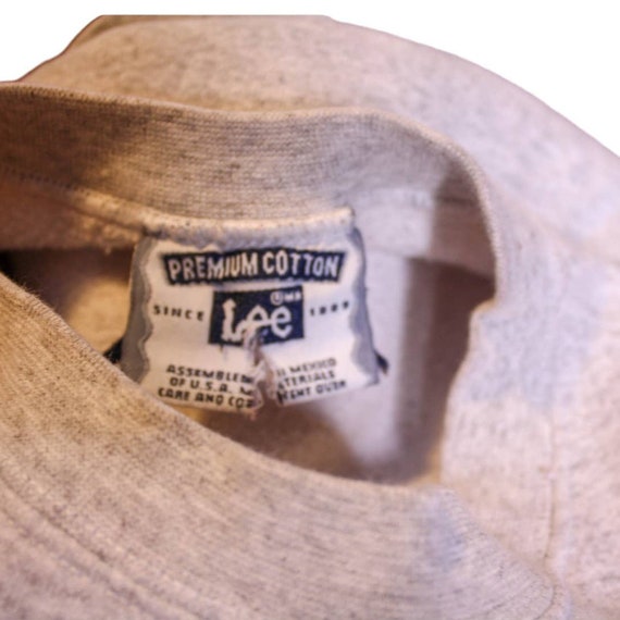 Vintage Lee Flowers Watering Can Sweatshirt Pullo… - image 5
