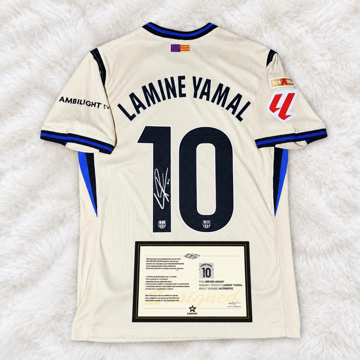 Lamine Yamal Signed With Certificate - Etsy