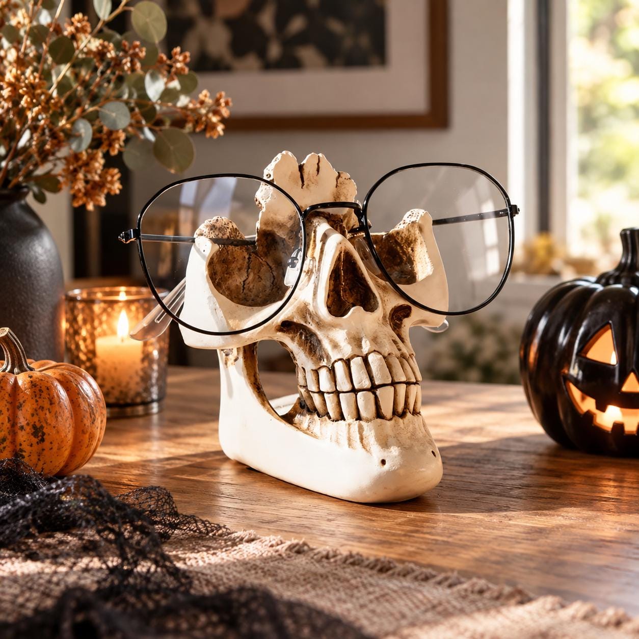 bone shaped glasses holder.-L- 最終値下げ Skull Glasses Holder - Etsy
