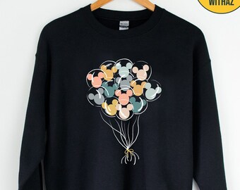 mickey balloon sweatshirt