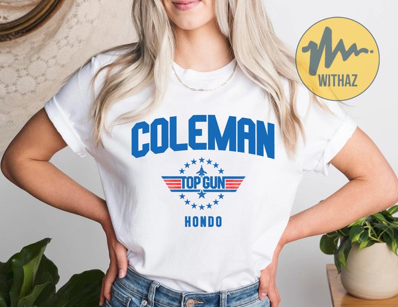 Coleman Top Gun Maverick Shirt Coleman Hondo Top Gun Etsy Canada