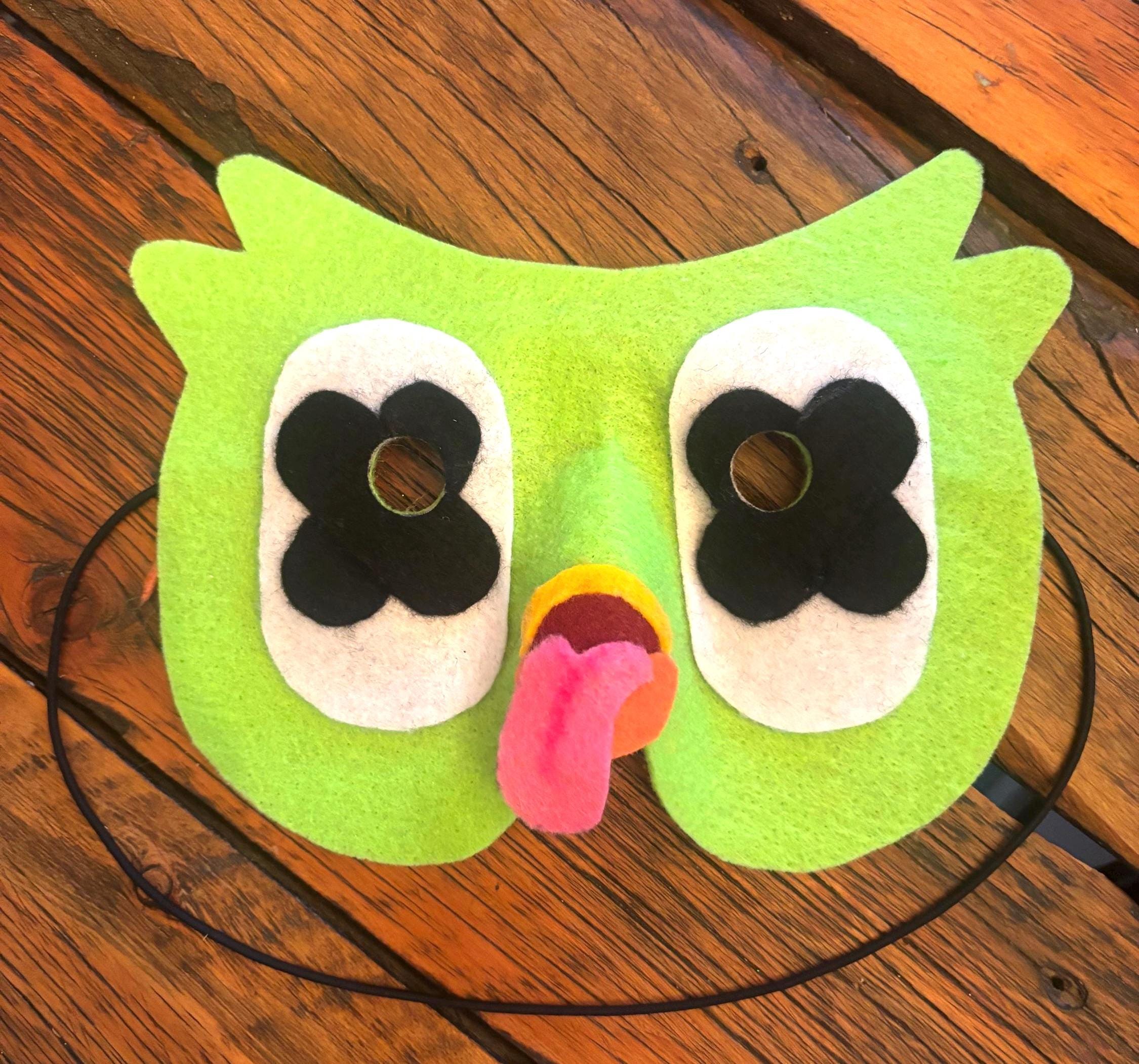 Duolingo Face Mask - Etsy