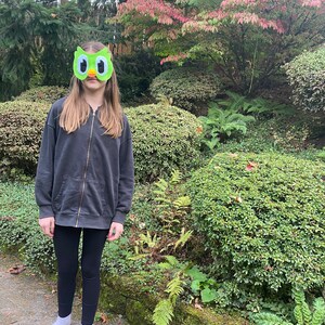 Duo-green Bird Face Mask~ Lingo~eye Mask~ Halloween Costume~ Green Bird ...