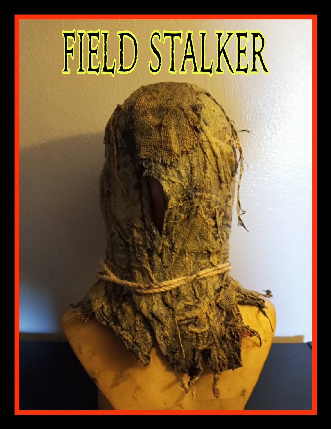 Field Stalker latex/fabric scarecrow mask UNISEX Etsy