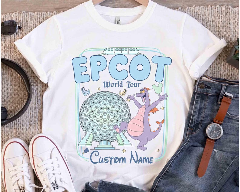 Customize All Disney Characters Epcot World Tour 2026 Shirt, Mickey and ...