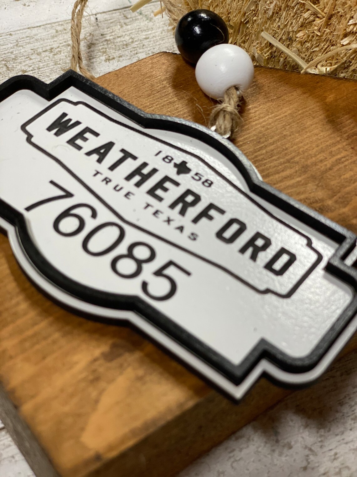 Weatherford Texas Zipcode Christmas Tree Ornament Etsy
