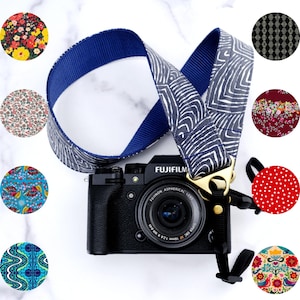 Laminated Cotton Camera Strap | Floral Camera Straps  |  9 Patterns | 1.5&quot; / 1&quot; inch | DSLR & Mirrorless Camera Strap |Stylish Camera Straps