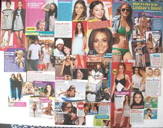 Lindsay Lohan Kranke Notiz Mittlere Madchen Freaky Etsy