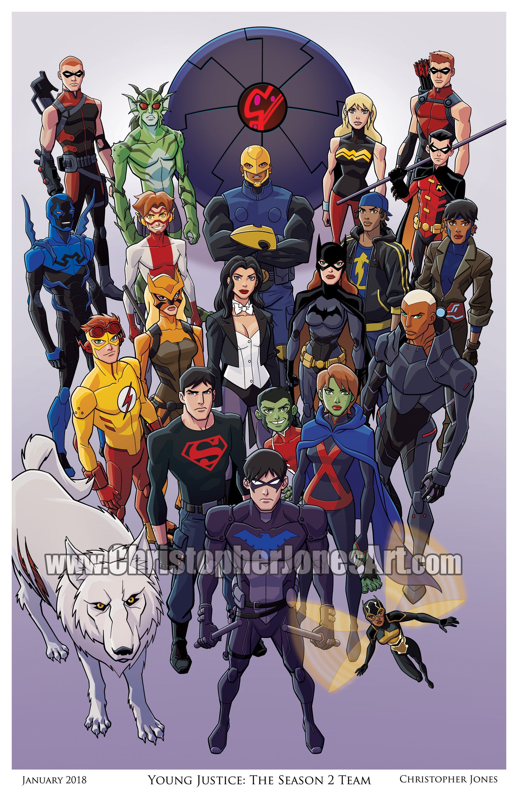 Young Justice: the Season 2 Team - Etsy