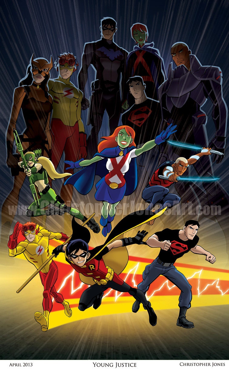 Young justice art