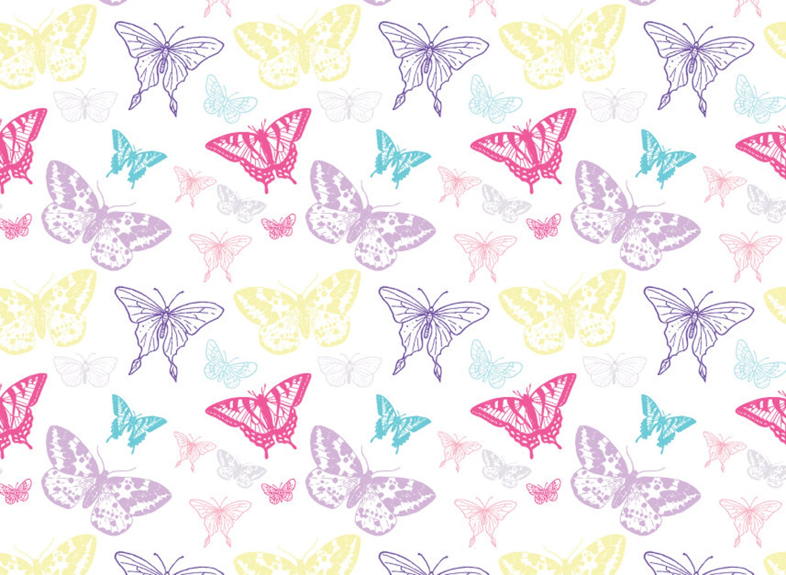 Butterfly Wrapping Paper 700mm X 500mm Gift Wrap Etsy UK